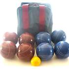 Epco Premium Quality Bocce Set -110Mm Red And Blue Balls