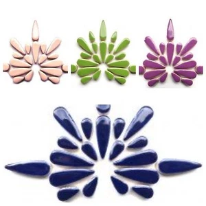 Teardrop Ceramic Mosaic Tiles in a Choice of Colours - 50g  - Picture 1 of 21