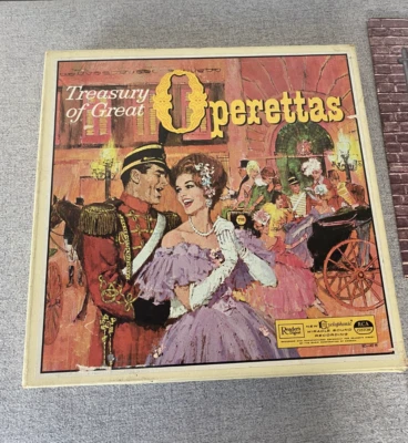 Treasury of Great Operettas 9-LP Box Set EX+ Reader's Digest Anna Moffo COMPLETE - Image 1 of 4