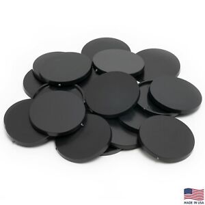 Pack of 20, 50 mm Plastic Round Bases Miniature Wargames Table Top gaming