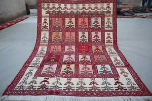 3x4 Vintage Caucasian Soumak Kilim Rug - Tribal Embroidered Flatweave. - Picture 1 of 10