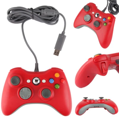 XBOX 360 Controller USB Wired Game Pad For Microsoft Xbox 360 Windows PC MAC - Image 1 of 4