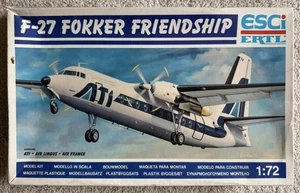 ESCI ERTL F-27 Fokker Friendship 1/72 Scale Aircraft Model Kit 9114 (1992) NIOB - Picture 1 of 8