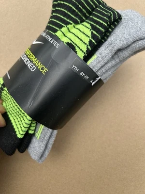 PACK de 3 calcetines Nike Youth Performance Crew SX5816-997 talla S 3 años-5 años Foto 1 de 4