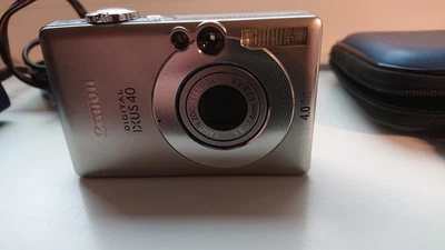 Canon ixus 40 Digitalkamera 4.0 Megapixel silber - Bild 1 von 4