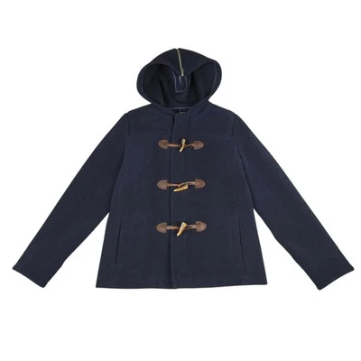 A.P.C. Rue Madame Paris Men’s Wool Duffle Coat Navy Blue Size M - Image 1 of 4