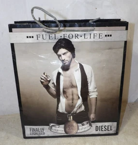 Bolso de compras vintage Diesel Fuel For Life doble cara perfume colonia anuncio - Imagen 1 de 10
