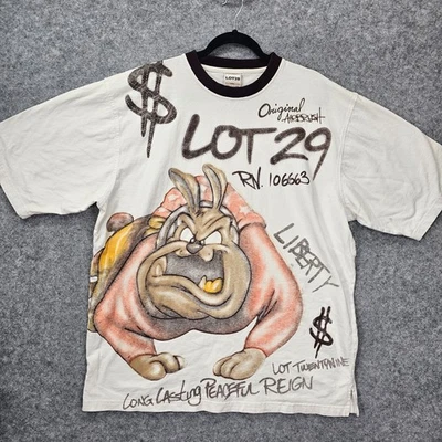 Lote De Colección 29 Camisetas Para Hombres XL Looney Tunes Bulldog Aerógrafo Graffiti Arte Y2K Foto 1 de 4