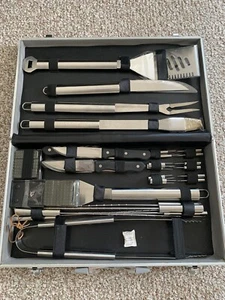 BBQ Tools 30 Set Grillutensil Edelstahl Zubehör in Alubox - Bild 1 von 5