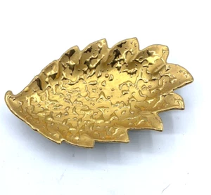 Weinende helle 22K Schale Blattgold Bonboniere Vintage handverziert Bone China - Bild 1 von 6