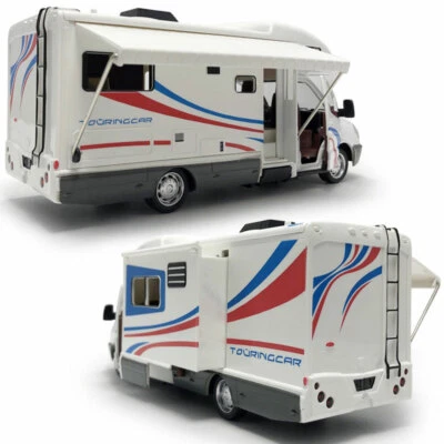 1:32 Luxury Motorhome Camper Van Model Car Diecast Kids Toy Vehicle Sound Light - Image 1 of 4