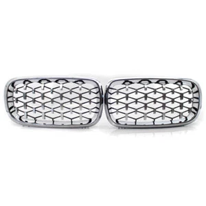 FOR BMW X5 F15 13-18 X6 F16 14-19 X5M X6M FRONT KIDNEY GRILLE GRILL CHROME AK - Picture 1 of 8