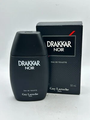 GUY LAROCHE COSMAIR DRAKKAR NOIR 50 ML VINTAGE EDT SPLASH (NUEVO CON CAJA) Foto 1 de 4