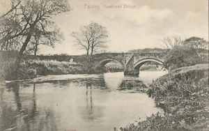 Carte postale Ecosse Paisley Hawkhead Bridge jamais utilisée Nr COMME NEUVE 1904 jamais utilisée - Photo 1/1