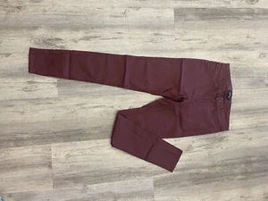 Imperial Denim Red Pant Womens Sz L Original Price $140 - Picture 1 of 5