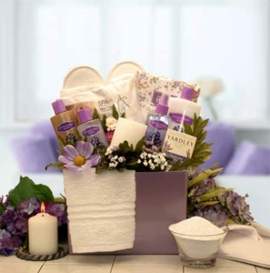 Spa Inspirations Bath & Body Gift Box - spa baskets for women gift - Picture 1 of 1