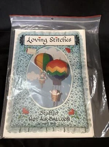 1982 Loving Stitches, "Stuffed Hot Air Balloon" Designed by Boni Fletcher, 20" H - Bild 1 von 3