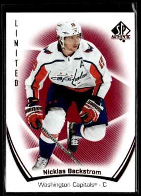 2021-22 Sp Authentic limited red Nicklas Backstrom #80 H4R2G - Image 1 of 2