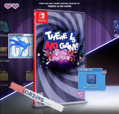 There Is No Game Wrong Dimension + #070 Card Nintendo Switch LRG #131 New Sealed - Image 1 of 4