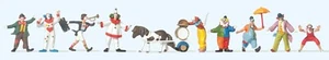 Preiser 20258 Spur HO/OO - Zirkus Clowns (10) Figurenset Landschaft Dioramen Neu in OVP - Bild 1 von 1