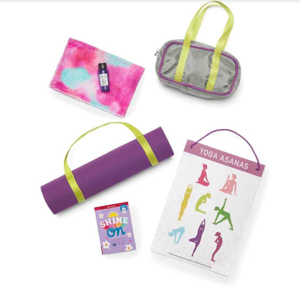 New American Girl the Year 2023 Kavi Yoga Accessories Set Complete~Mat~Bag~NIB - Image 1 of 4