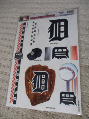 DETROIT TIGERS ULTRA DECALS 11"X17" NEW WINCRAFT - Image 1 of 4