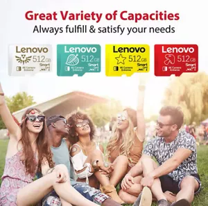 Lenovo Micro TF SD Card 2TB High Speed 1TB TF SD Memory Card 64GB Mobile Phone C - Picture 1 of 19