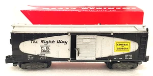 AMERICAN FLYER S-GAUGE 24026 CENTRAL OF GEORGIA BOX CAR w BOX...EX! - Picture 1 of 7
