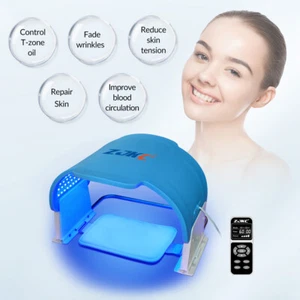 ZJKC 7 in 1 Farben LED Lichtbehandlung Maske Rotlichttherapie für Anti-Aging - Bild 1 von 10