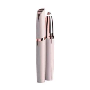 Eyebrow Trimmer USB Rechargeable Epilator Painless Razor Facial Hair Remover LED - Picture 1 of 8