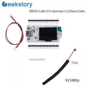 Placa WiFi LoRa V3 de 915 MHz ESP32 Tipo-C SX1262 0,96" Pantalla OLED + Antena LoRa - Imagen 1 de 8