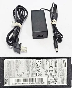 Genuine Samsung A2514_DPN FPN DSM KSM AC Adapter 14V 1.79A 25W w/P.Cord OEM - Afbeelding 1 van 4