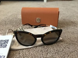 Tory Burch Sunglasses, Dark Tortoise 7137, NWT - Picture 1 of 5