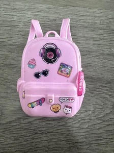 Barbie Passport Travel Fashionista Doll Replacement Pink Knapsack Backpack / Bag - Picture 1 of 4