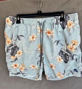 Costume da bagno Tommy Bahama Relax uomo XL/TG blu maglia hawaiana tropicale usato in ottime condizioni - Foto 1 di 6