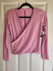 DSG NWT Girls Studio Wrap Pink Moisture Wicking Shirt - Picture 1 of 6