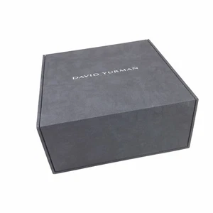 David Yurman Scatola Regalo Vuota Gioielli Grigio 6,75 x 6,75 x 3 Pollici VUOTA - Foto 1 di 10