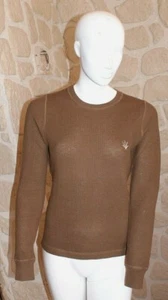 Pull léger marron neuf avec cachemire taille XS Lucien Pellat-Finet (sm) - Bild 1 von 5