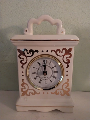 Avon Gift Collection - Classic Carriage Clock porcelain 1990 mantel clock Cover