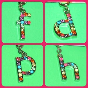 Charm-It Charms Initial High IntenCity Rhinestones Colorful New Pick Letter JB - Picture 1 of 19