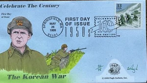 Pugh Pintado a Mano 3187 La Guerra de Corea LT General Matthew Ridgeway - Imagen 1 de 2