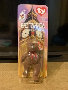 De colección Britannia The Bear-1997 McDonalds Ty Beanie Baby con errores raros 1993, - Imagen 1 de 4