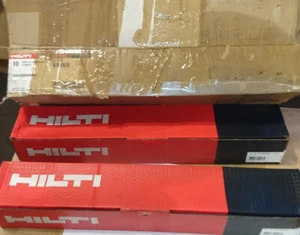 Hilti M24 Ankerstange HIT-V-5.8 M24x450 mit Unterlegscheiben & Muttern. #387073 x2 Box mit 5 - Bild 1 von 2