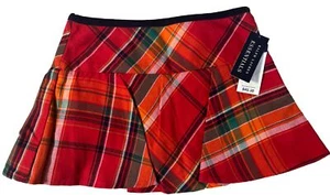 Ralph Lauren rot karierter Mädchen Minirock mit eingenähten passenden Shorts Gr. 12, Neu aus altem Lagerbestand - Bild 1 von 10