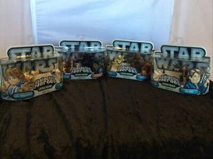 Nuevo en caja 2004 Star Wars Galactic Heroes Lote de 4 PAQUETE DE FIGURAS SELLADAS - Imagen 1 de 6