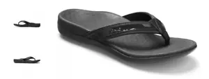 Vionic Tide II schwarze Zehenpfostensandale Flip Flop Damen US-Größen 5-12 NEU!!! - Bild 1 von 1