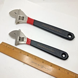 Lot 2 Craftsman Professional 10" 44168 & 8" 44167 Adjustable Wrench Set WF (USA) - Picture 1 of 24