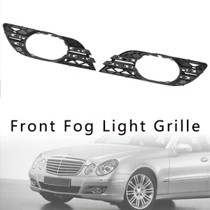 2PCS Fog Light Trim Set Fit Mercedes Benz E-Class W211 E320 E550 2007-2009 A3 - Picture 1 of 18