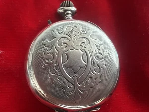 🔴 Orologio tasca ARGENTO 800 donna da revisionare parti vintage REMONTOIR 4 - Imagen 1 de 9