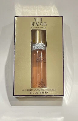 White Diamonds By Elizabeth Taylor 15ml Edt Spray Mini For Women New In Box  - Image 1 of 4